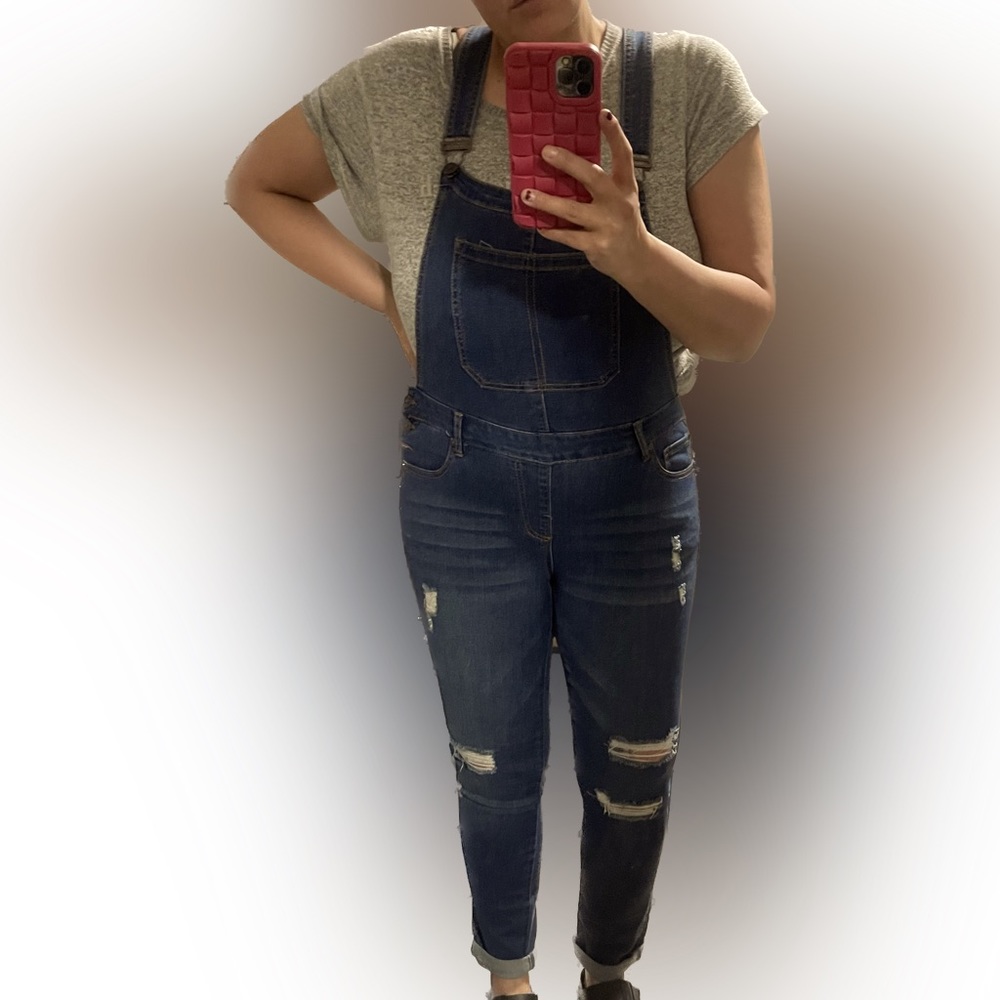 Jean overalls! Tags attached!